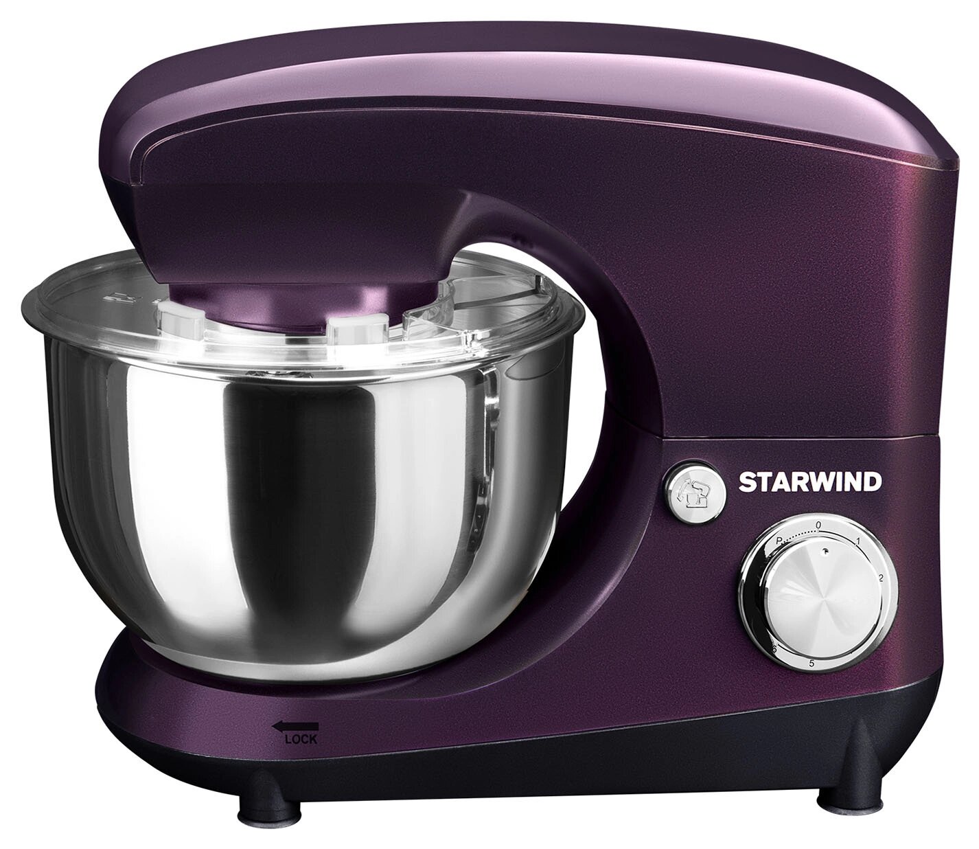 Миксер планетарный Starwind SPM5180 1000Вт ежевичный