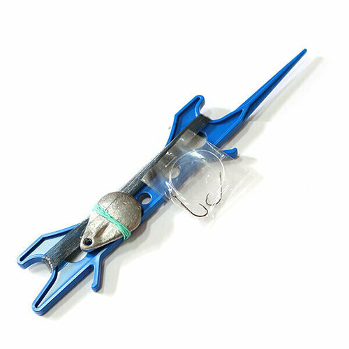 Донка универсальная Fishtex-U (2 крючка Fudo №2, леска 0,5мм-25м, груз-84г, 2 поводка-50см)