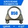 Хомут крепления трубы глушителя D50 М8, 4 шт