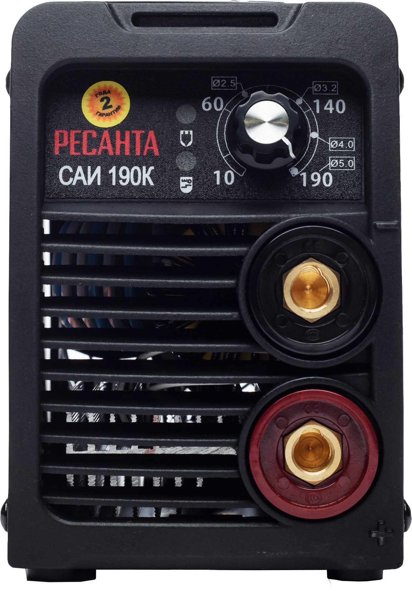 Сварочный аппарат Ресанта САИ190К(компакт), 190 ампер, комплект кабелей