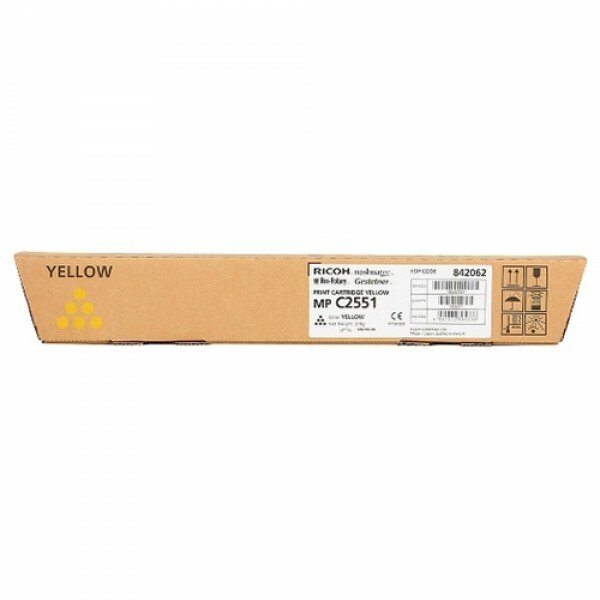 Картридж Ricoh MP C2551 Yellow / 842062 оригинальный