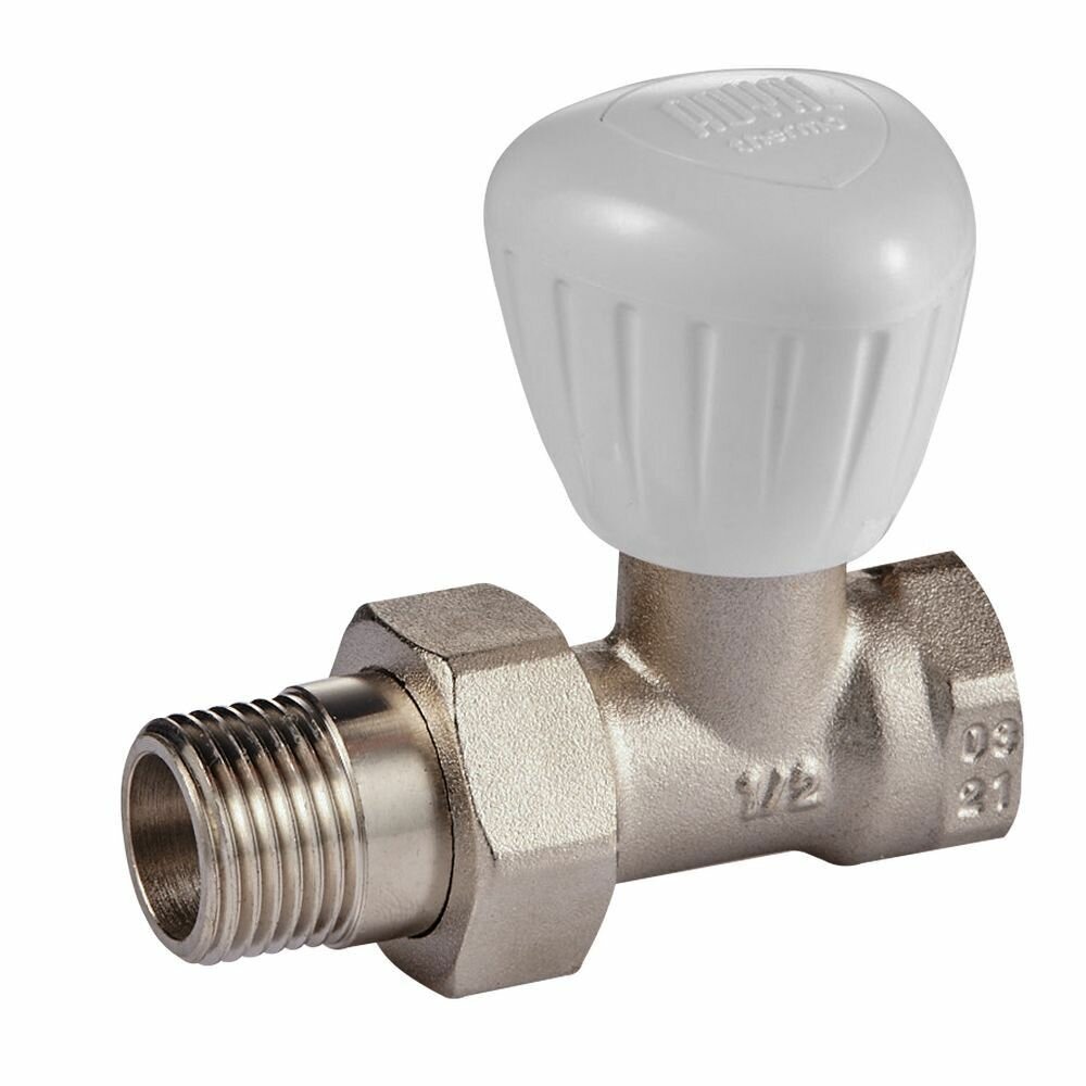 Набор Royal Thermo, для ручной регулировки радиаторов, прямой, 1/2", 2 шт. — фото 1