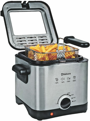 Фритюрница Sakura SA-7674 несъём чаша 1000Вт, 1,5л