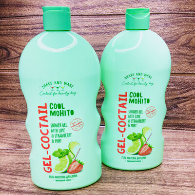 Гель-коктейль "Shake & Wake", для душа, для тела, унисекс, 750мл — фото 1