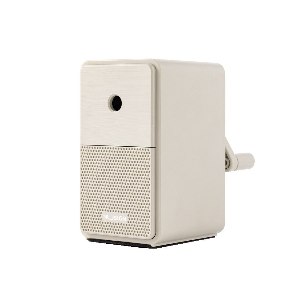 Точилка механическая 1отв. пластик контейнер Nusign DELI NS077-SGrey