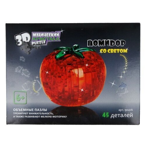 3D Puzzle Магический кристалл №02 Помидор со светом 45 элемент. 9041А 25790345602