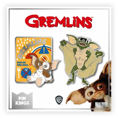 фото Набор значков gremlins 1.1 pin kings 2-pack rubber road ltd