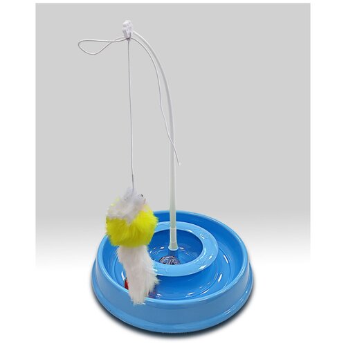 Игрушка для кошек Джи Пи Ай Веселая рыбалка, голубой