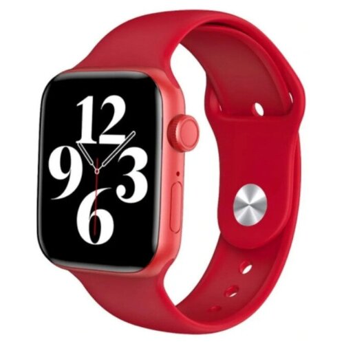фото Умные часы hw12 kuplace/ smart watch hw12 / hw12 с полноразмерным экраном и активным колесиком, красный