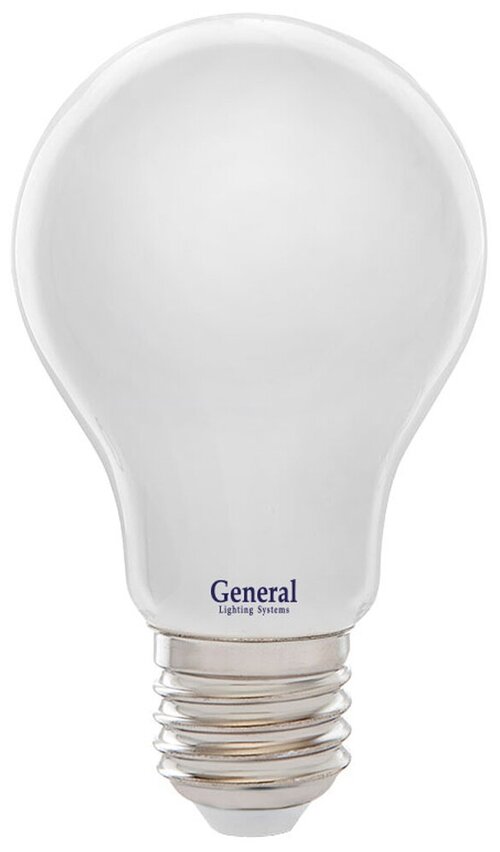Лампа светодиодная GENERAL ECO FILAMENT матовый A60 13W E27 4500K 1050Lm