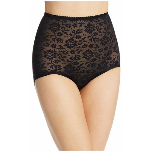 фото Высокие утягивающие трусы с цветочным рисунком rago | корректирующее белье | кофейный | 2x