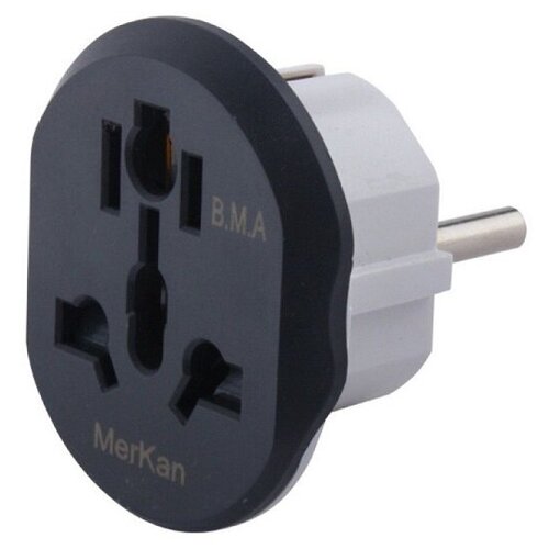 MERKAN 16А универсальный переходник для розеток евровилка