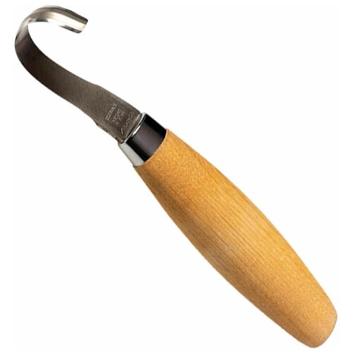 Нож Morakniv Hook Knife 163 Double Edge ложкорез, нержавеющая сталь, рукоять из березы нож morakniv floating knife плавающий 13686 morakniv 13686