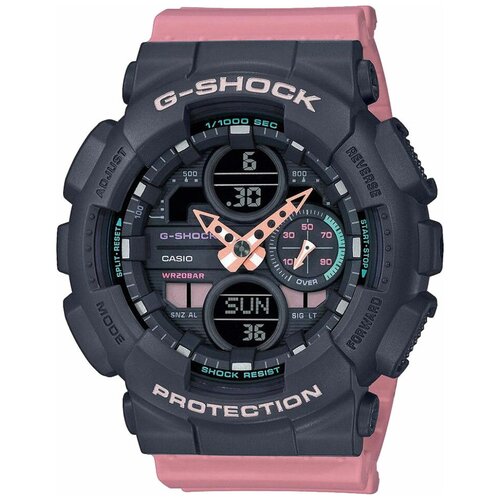 Наручные часы CASIO G-Shock GMA-S140-4AER, черный, розовый
