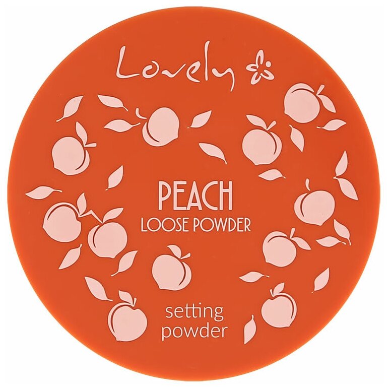 Lovely Пудра для лица рассыпчатая Peach Setting Powder