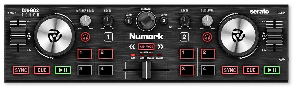 DJ-контроллер NUMARK DJ2GO2 Touch