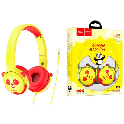 Наушники HOCO W31 цвжелтый панда 85900₽
