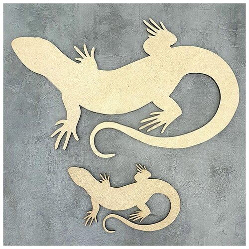 Основа для картины Саламандра (ящерица большая), 50х30 см, ResinArt