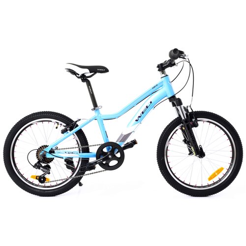 Детский велосипед Welt Floxy 20 (2022) sky blue 10 (требует финальной сборки) велосипед forward unit 20 1 0 2022 10 5 желтый ibk22fw20055 требует финальной сборки