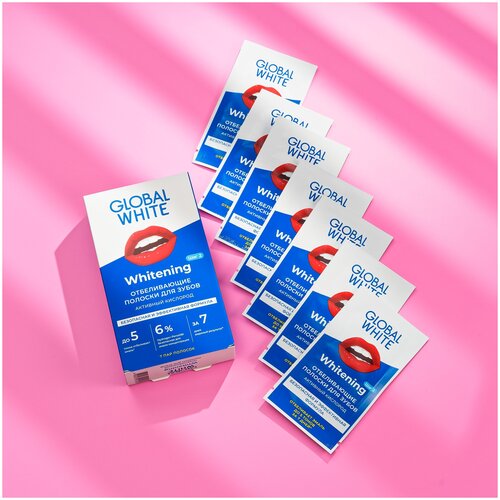 Global White     GLOBAL WHITE Teeth whitening strips  7 , 145 , , 