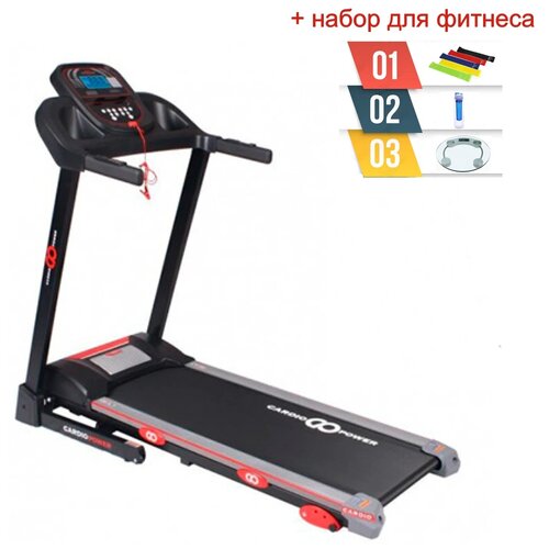 фото Беговая дорожка cardiopower t25 с набором для фитнеса