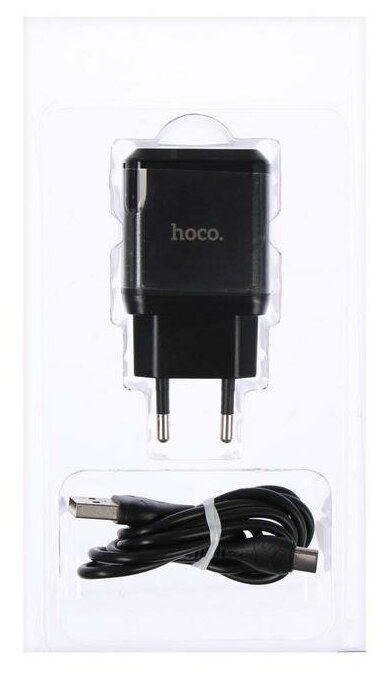 Сетевое зарядное устройство Hoco N6 Charmer + кабель USB Type-C 18 Вт