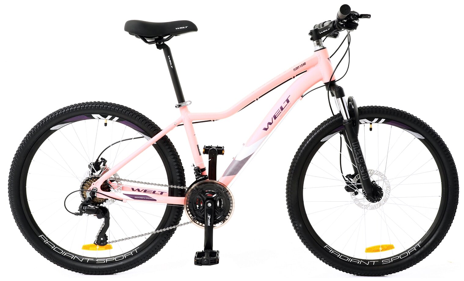 Горный (MTB) велосипед Welt Floxy 1.0 HD 26 (2022) pink coral 17" (требует финальной сборки)