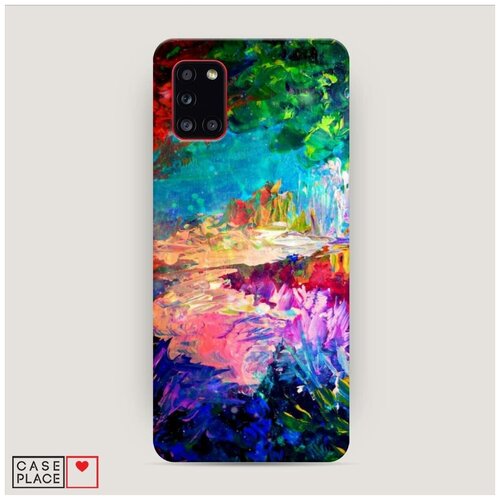 фото Чехол пластиковый samsung galaxy a31 лес-гуашь case place