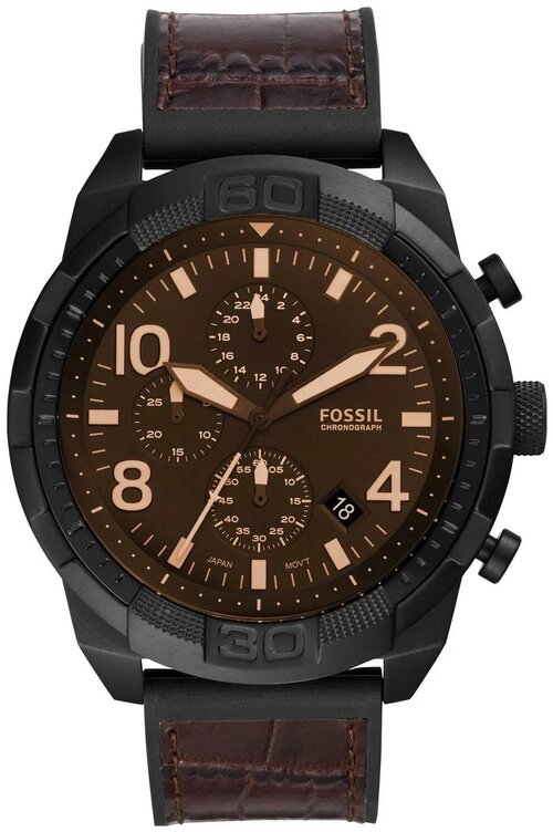 Наручные часы FOSSIL Bronson FS5713, коричневый