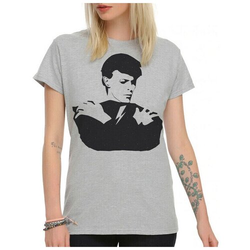 Футболка DreamShirts Дэвид Боуи - David Bowie Женская серая L