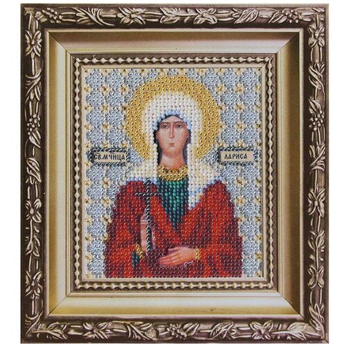 Б-1081 Набор для вышивания бисером 'Чарівна Мить' 'Икона святая мученица Лариса', 11*9 см