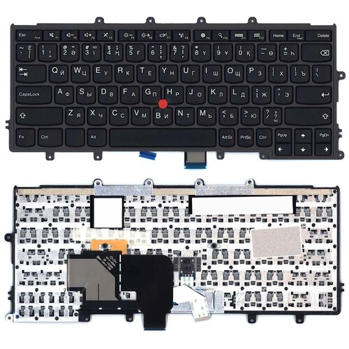 Клавиатура для ноутбука Lenovo X240i X250 X260 X270 черная без подсветки с трекпойнтом 2294₽