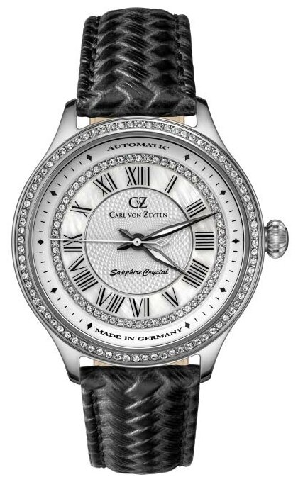 Наручные часы Carl von Zeyten Casual, черный, серебряный