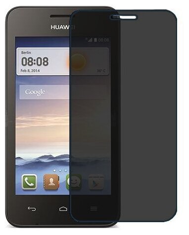 Huawei Ascend Y330 защитный экран пленка гидрогель конфиденциальность (силикон) Одна штука