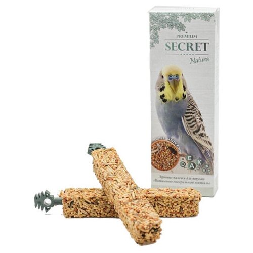 Палочки для Попугаев Витаминно-Минеральный коктейль Secret natura 90гр (34 шт)