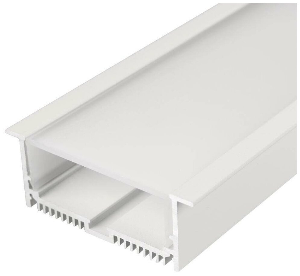 Профиль с экраном SL-LINIA88-F-2500 WHITE+OPAL (Arlight Алюминий)