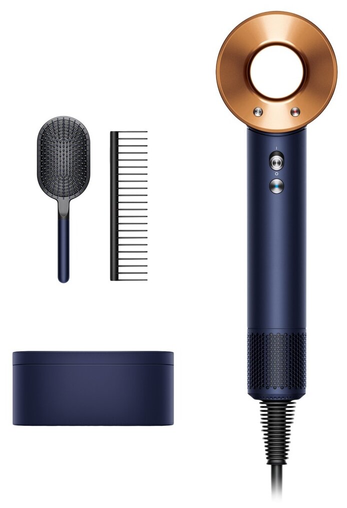 Фен Dyson Supersonic HD07 gift set edition EU, Prussian Blue/Bright Copper