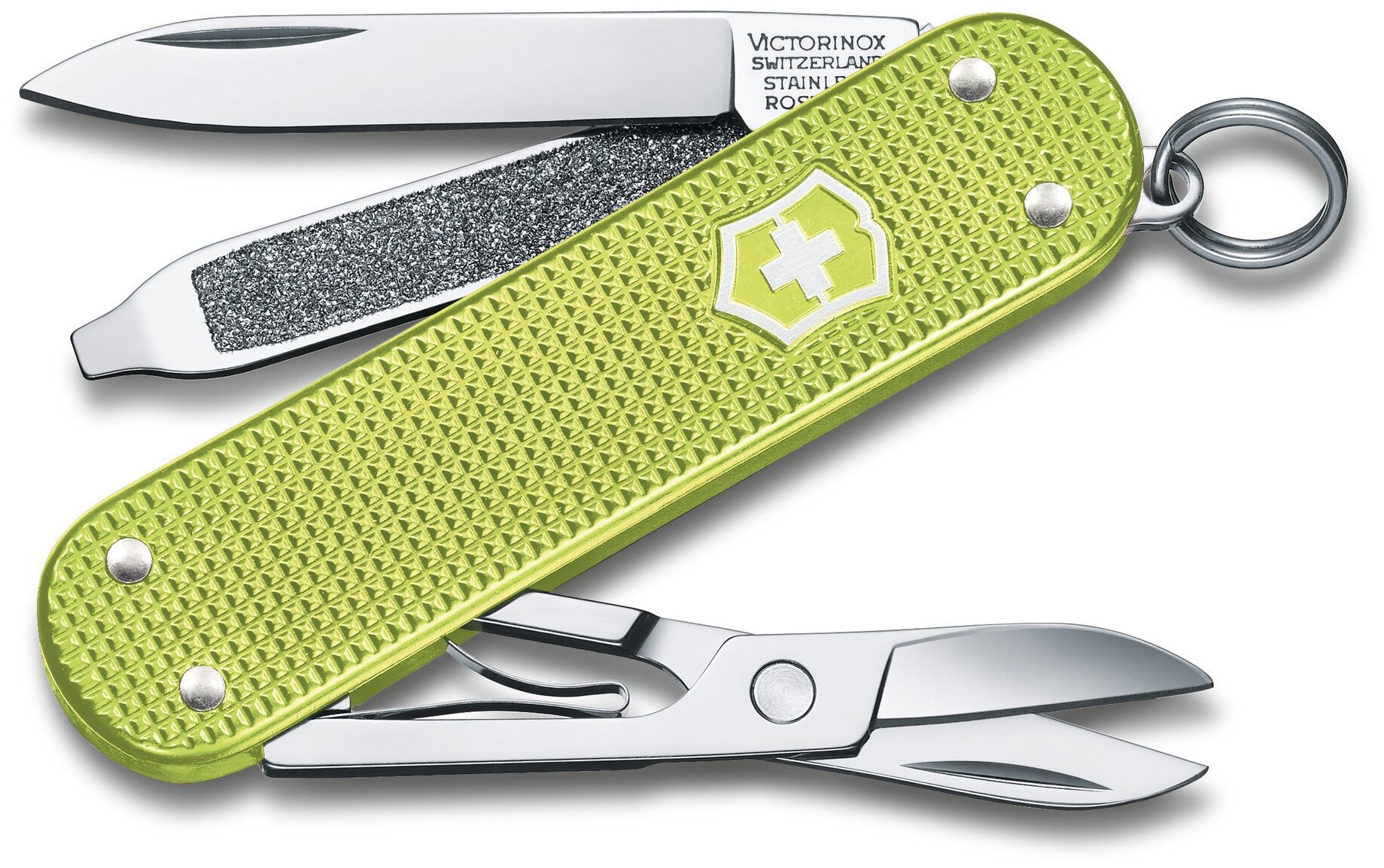 Нож перочинный Victorinox Classic Lime Twist (0.6221.241G) 58мм 7функц. карт.коробка