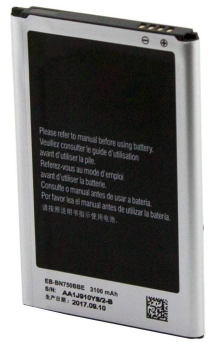 Аккумуляторная батарея MyPads 3100mAh BN750BBC на телефон Samsung Galaxy Note 3 Neo SM-N750/SM-N7505