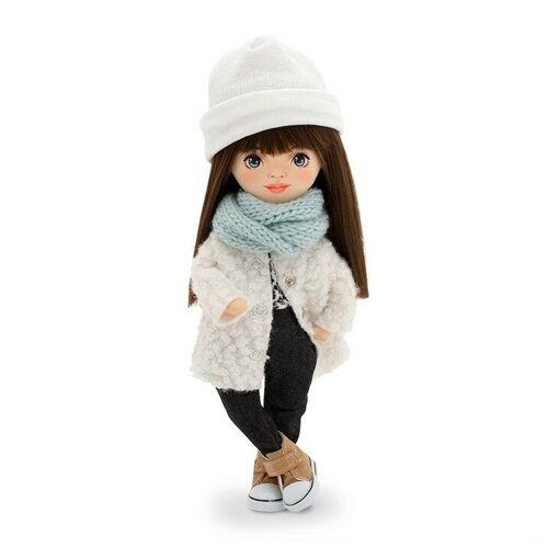 Мягкая кукла Sophie «В белой шубке», 32 см