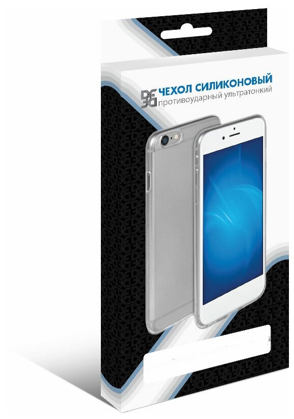 Чехол (клип-кейс) DF , для Apple iPhone 11, прозрачный - фото №1