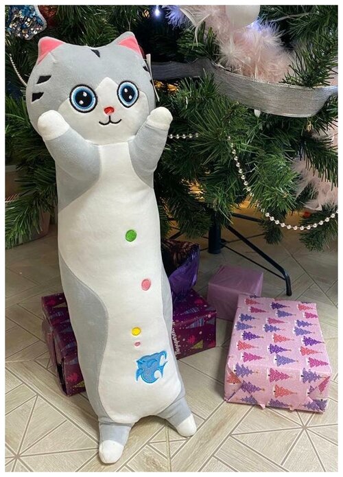 Мягкая игрушка Кот Батон 65 см / самый мягкий кот / Кот батон подушка