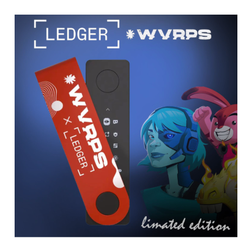 кошелек ledger черный Аппаратный криптокошелек Ledger Nano X WVRPS by WarpSound - холодный кошелек для криптовалют ограниченной серии, красный