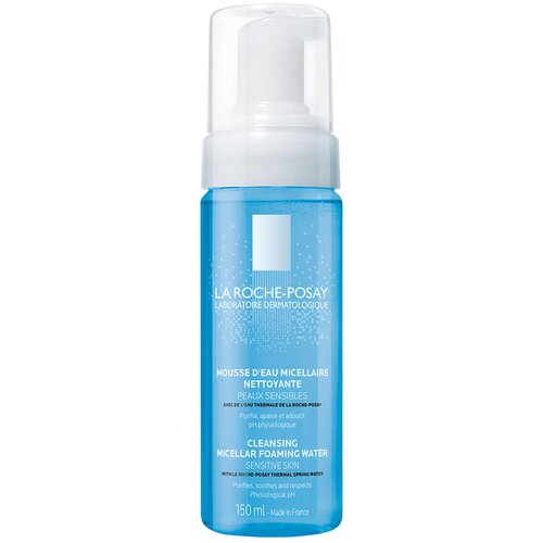 la roche posay physiological cleansers мицеллярная очищающая пенка 50мл Пенка мицеллярная La Roche-Posay Physio для лица, 150 мл