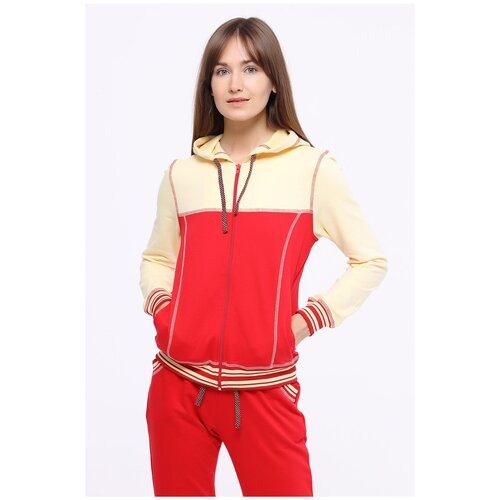 фото Толстовка женская modern на молнии с капюшоном, р-р 52-54