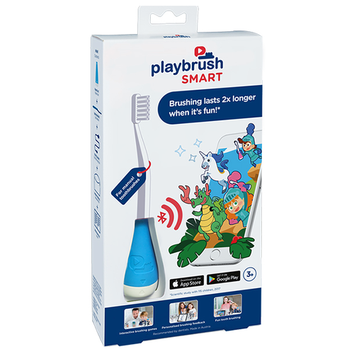 Playbrush Умная насадка Playbrush Smart 3+ голубой