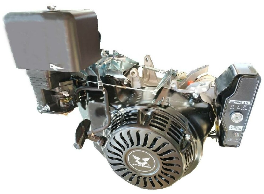 Двигатель бензиновый Zongshen ZS 190 FE (без бака)