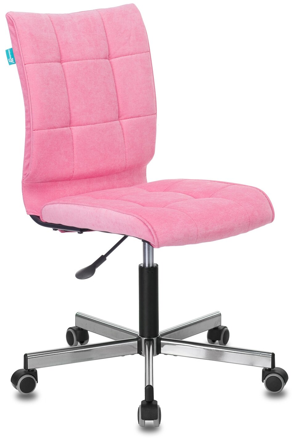 Кресло Бюрократ CH-330M, на колесиках, ткань, розовый [ch-330m/velv36]