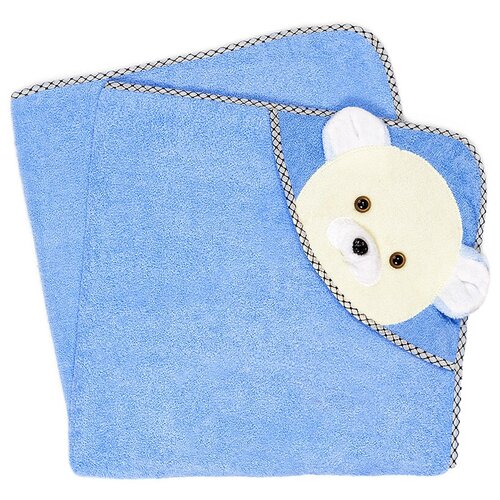 фото Полотенце детское махровое конверт мишка