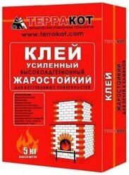 Клей усиленный Терракот жаростойкий, 5 кг